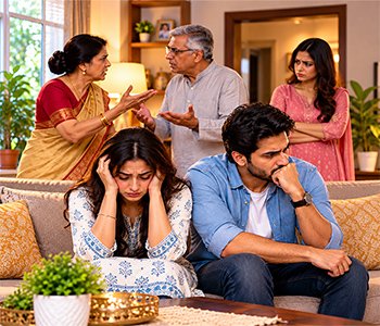 Family facing misunderstandings at home